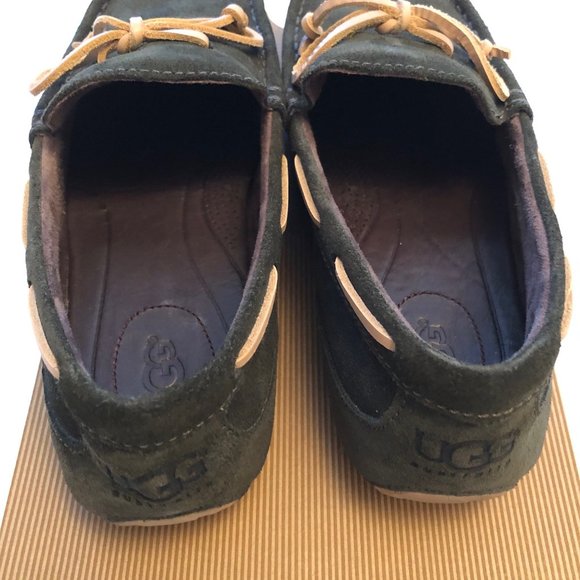 UGG Chester 1005350 Men's Suede Shoes Size: 8 US & Forrest Green Colour - Picture 5 of 7